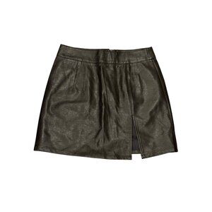 Lioness Faux Leather Mini Skirt – Size S